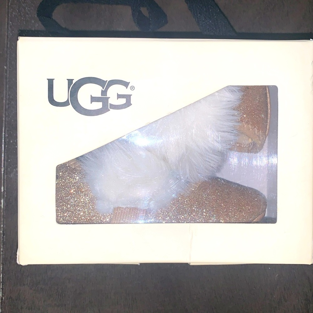 Baby Ugg Fluff Glitter Ballet Flat